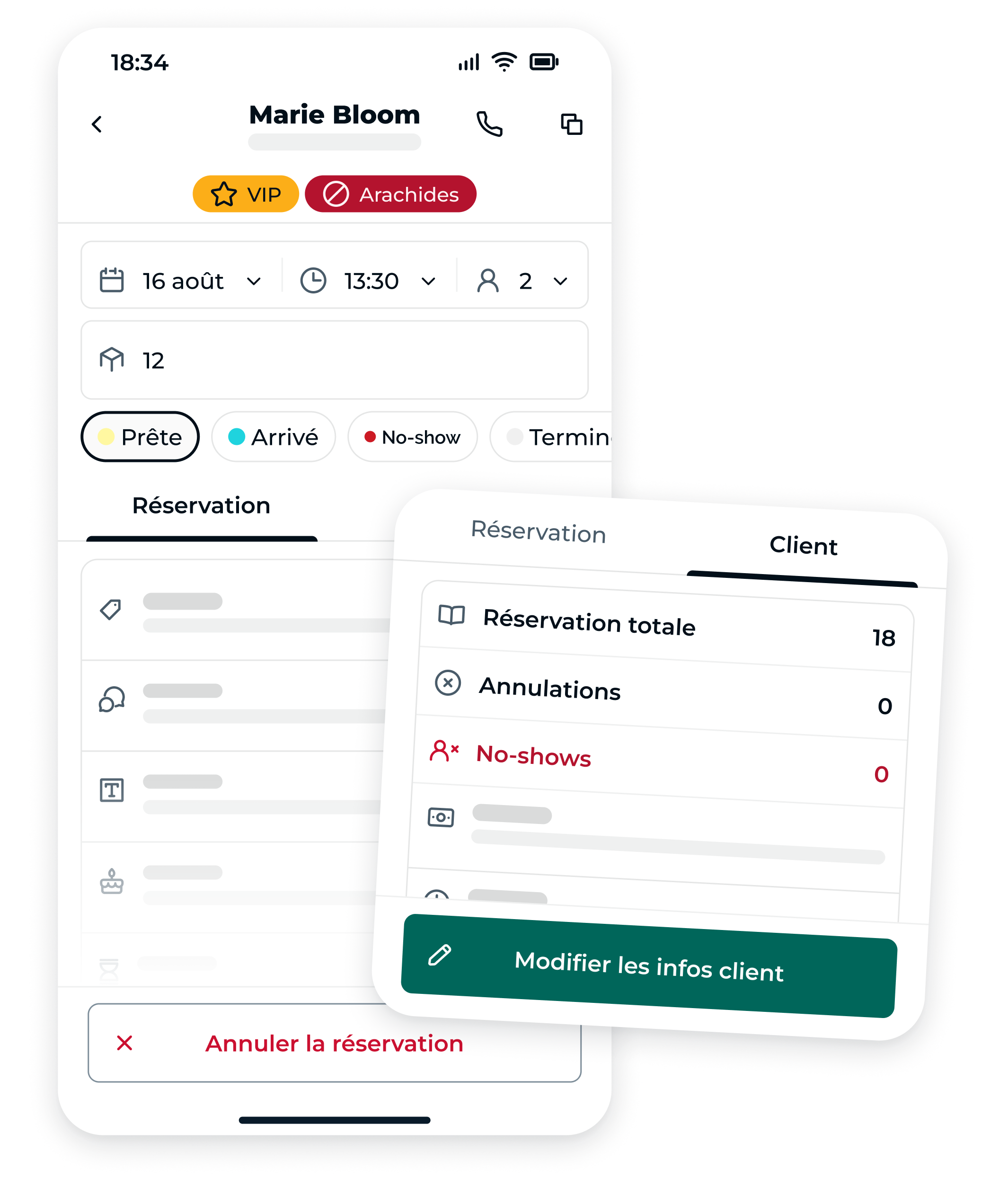 Clients réservations - Nouveautés de mars
