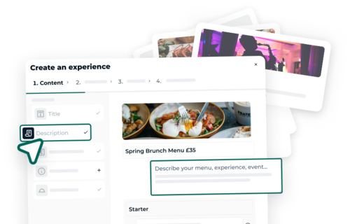 Create an experience UK