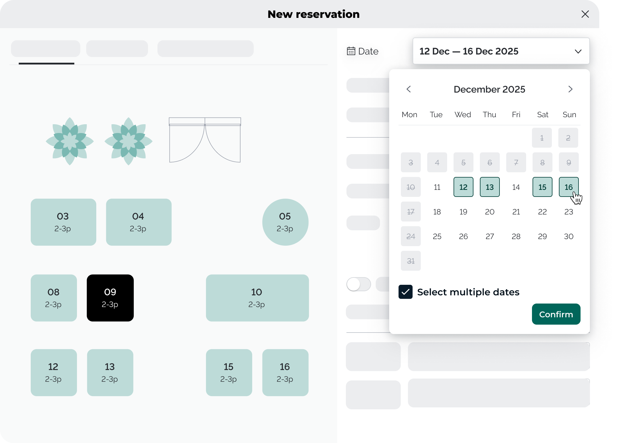 Create multiple bookings for the same guest - EN