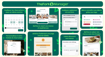 nouveautés produit de TheFork Manager pour les restaurateurs