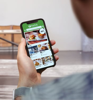Réservations restaurant sur smartphone - TheFork Manager