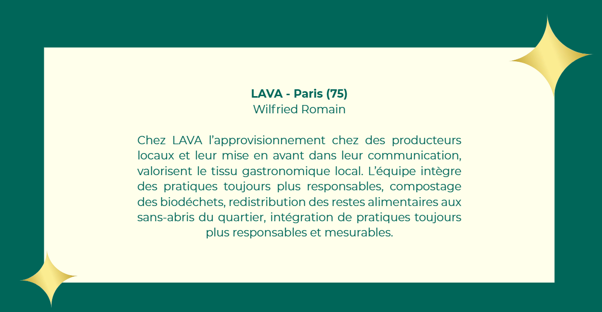 LAVA PARIS TheFork Awards avec Mastercard