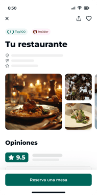 Your restaurant page - ES - VDEF