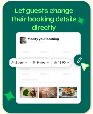 guests change booking details thefork manager
