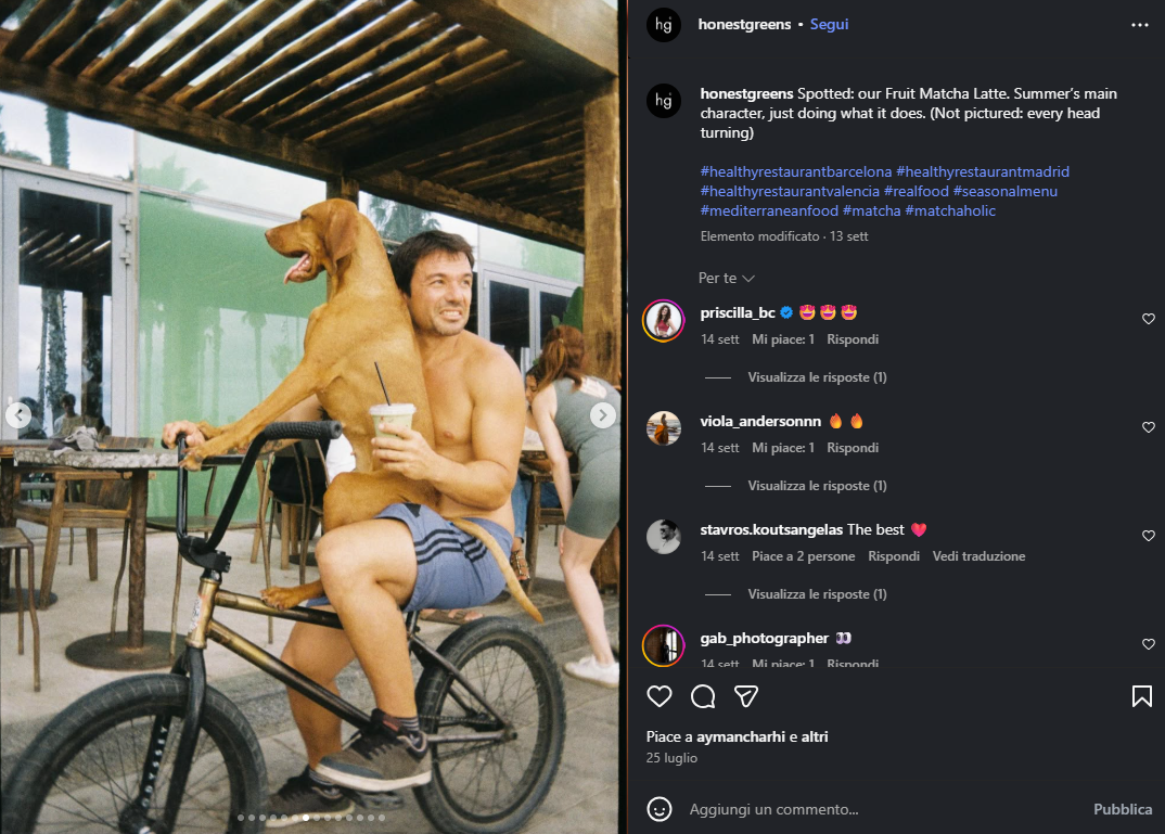 redes sociales restaurante