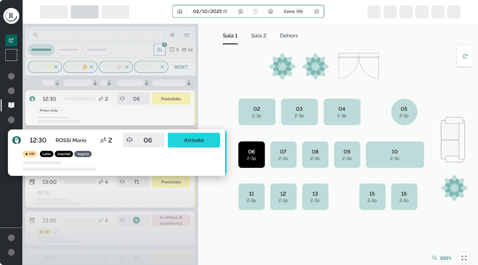sistema prenotazioni ristoranti online 