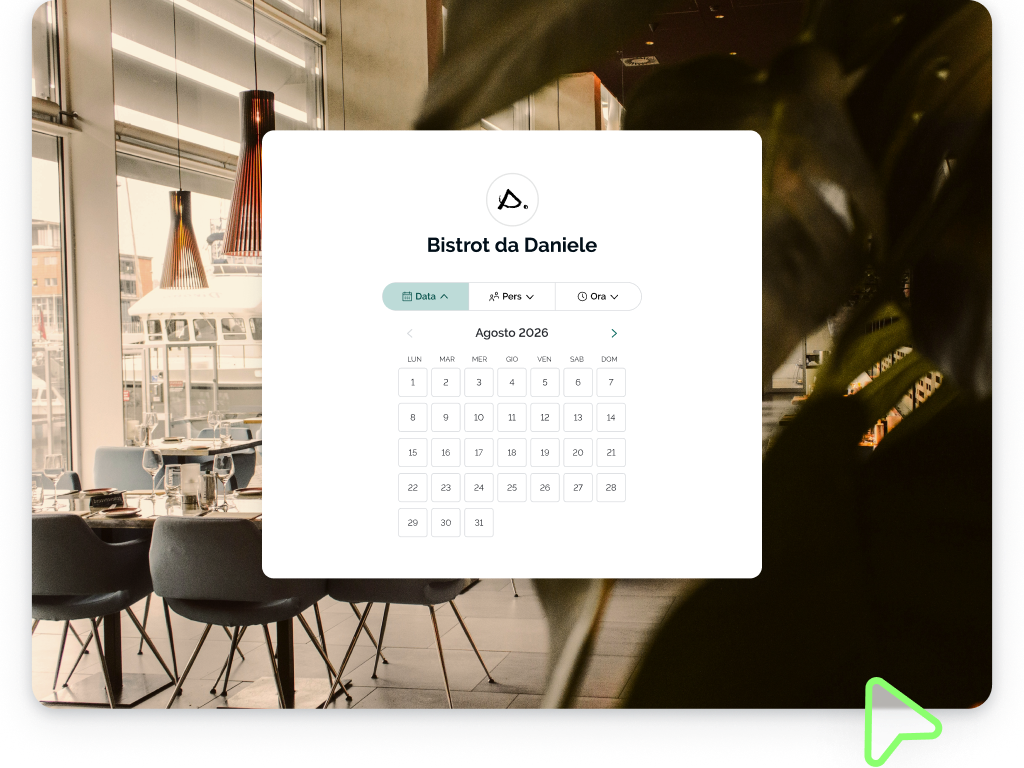 sistema prenotazioni ristoranti online 