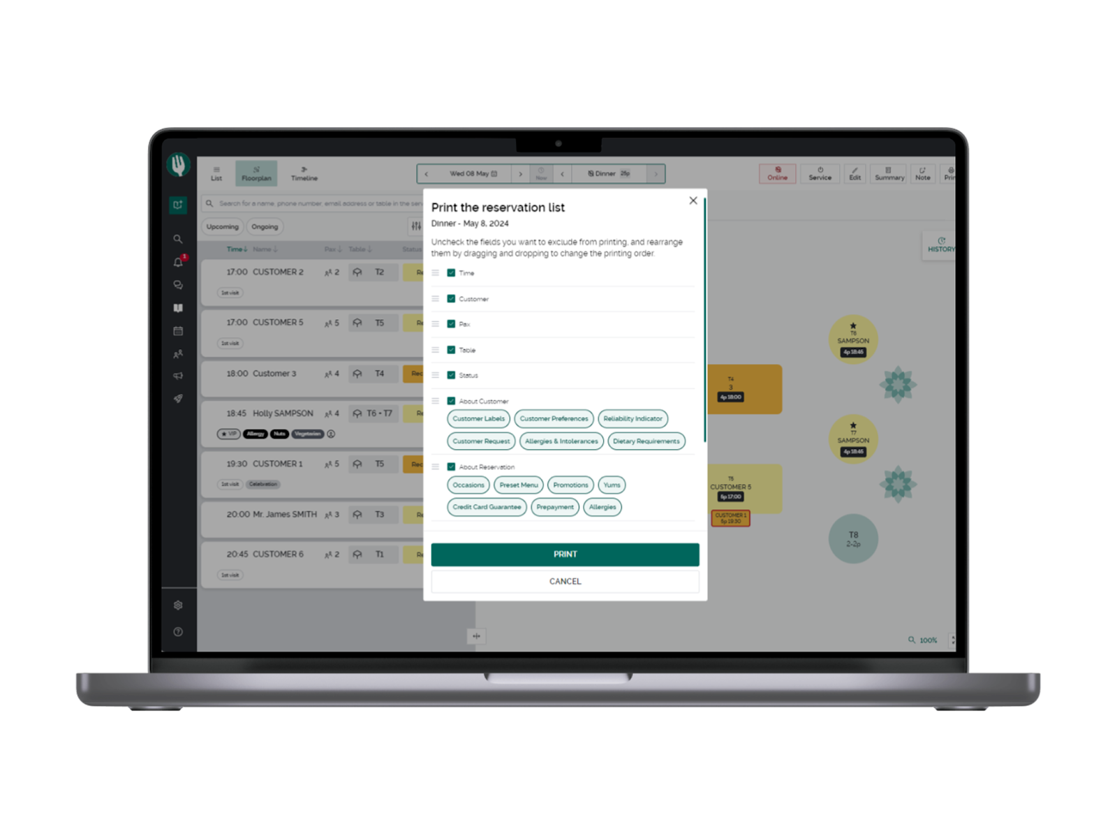 wartezeit im restaurant