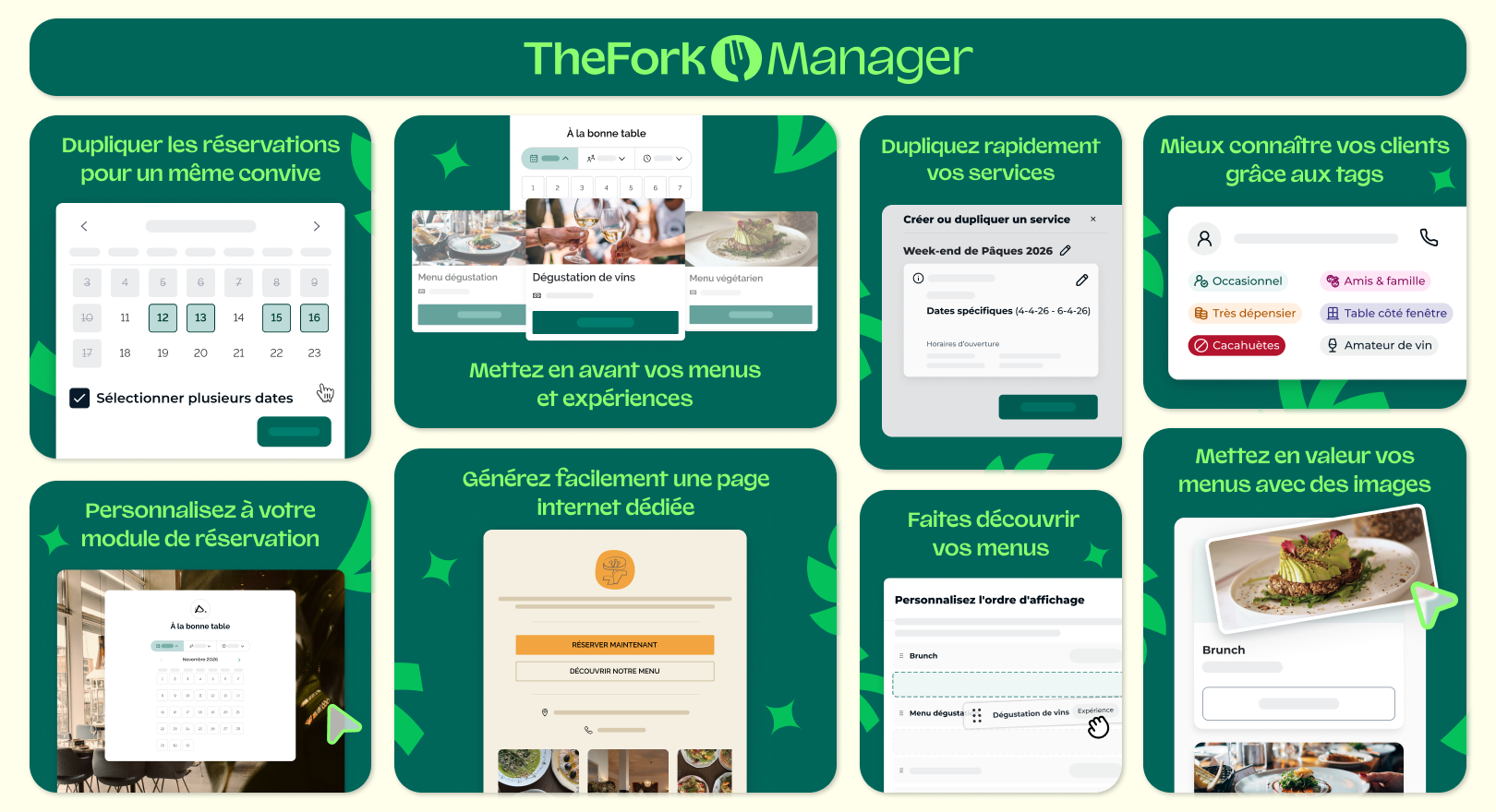 nouveautés produit de TheFork Manager pour les restaurateurs