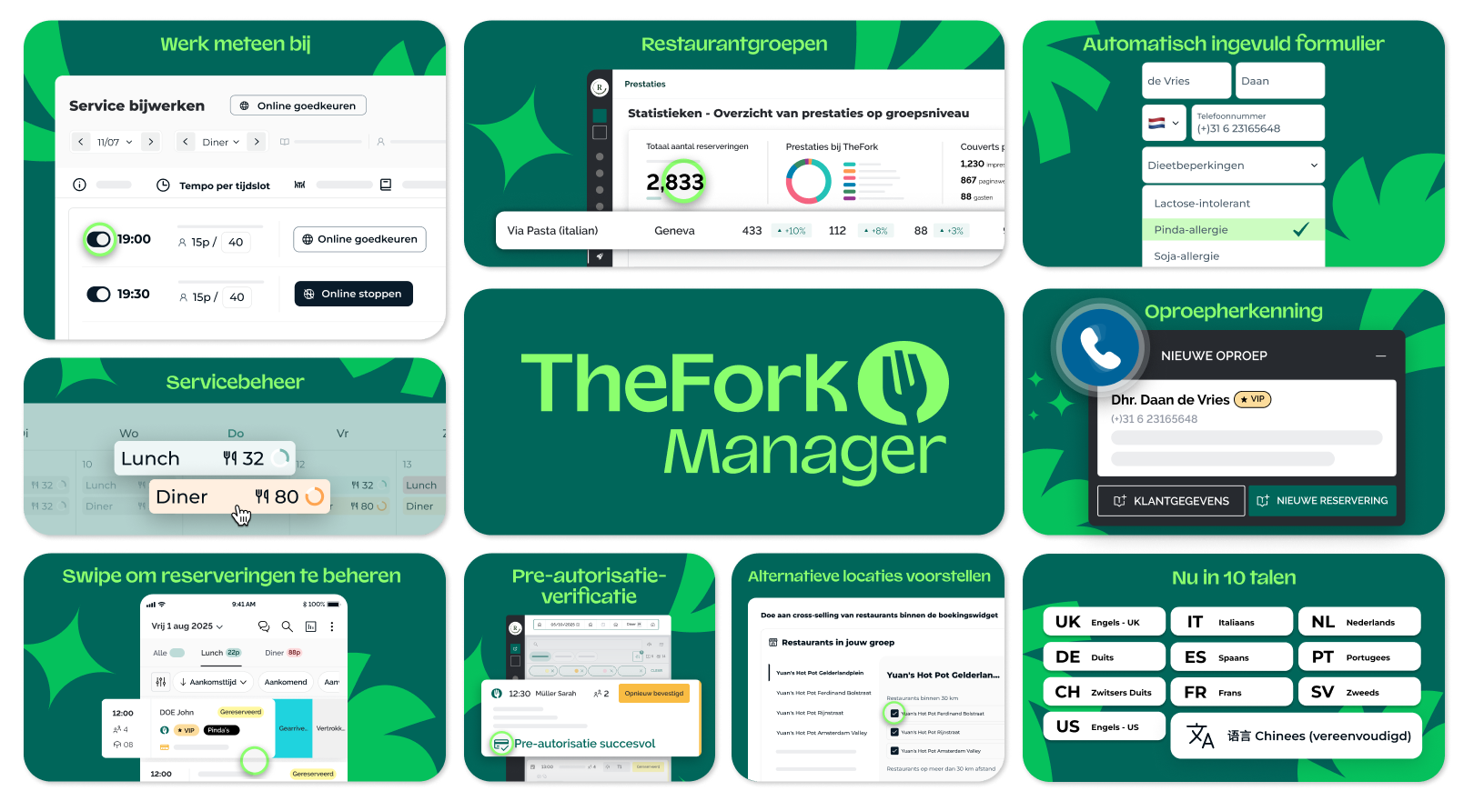 Zomer 2025 brengt krachtige nieuwe functies naar TheFork Manager